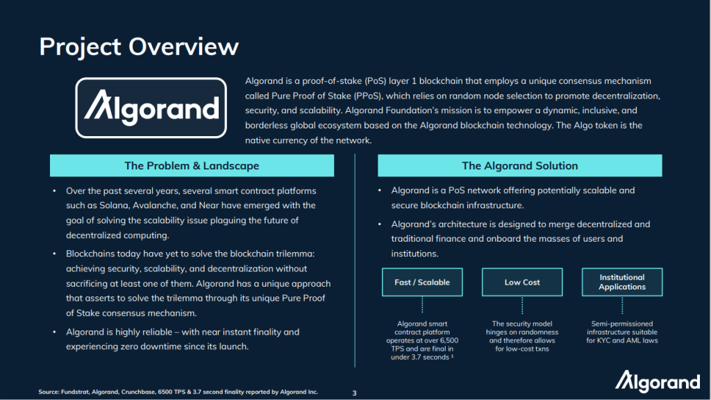 Algorand: Designing a High-Performance Blockchain