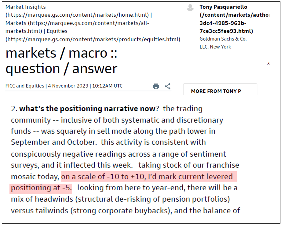 Fedspeak reinforces Fed on pause. Positioning still key driver this week.