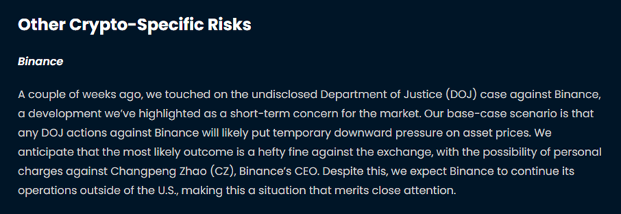 Binance Enforcement Provides Dip-Buying Opportunity as Global Liquidity Continues to Improve