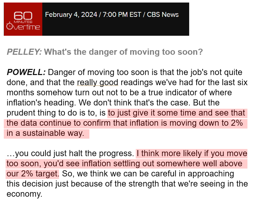 Equity markets near-term supported by angry bears but Jan CPI is important. Multiple factors still support upside though. 49ers win better for markets, FYI.