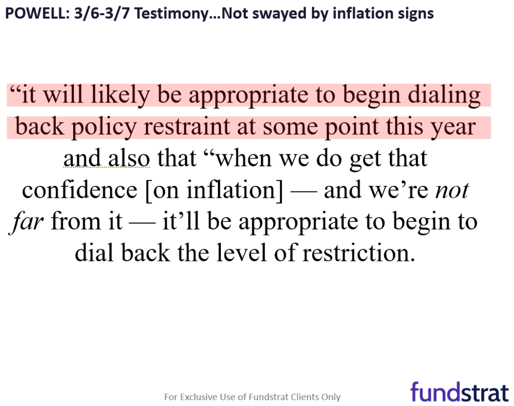 5 reasons we expect stocks to rally post-FOMC (Wed 2pm ET).  Technicals positive and hence, still gas in the tank