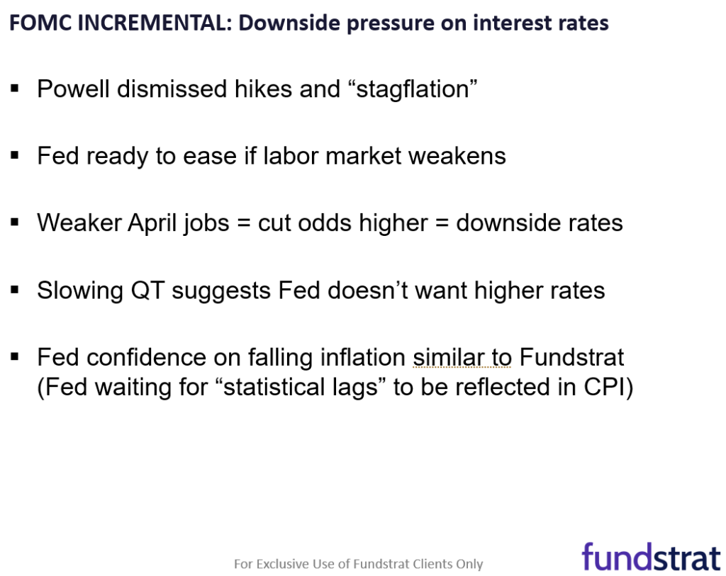 A soft jobs report likely shifts fear of May to buy in May