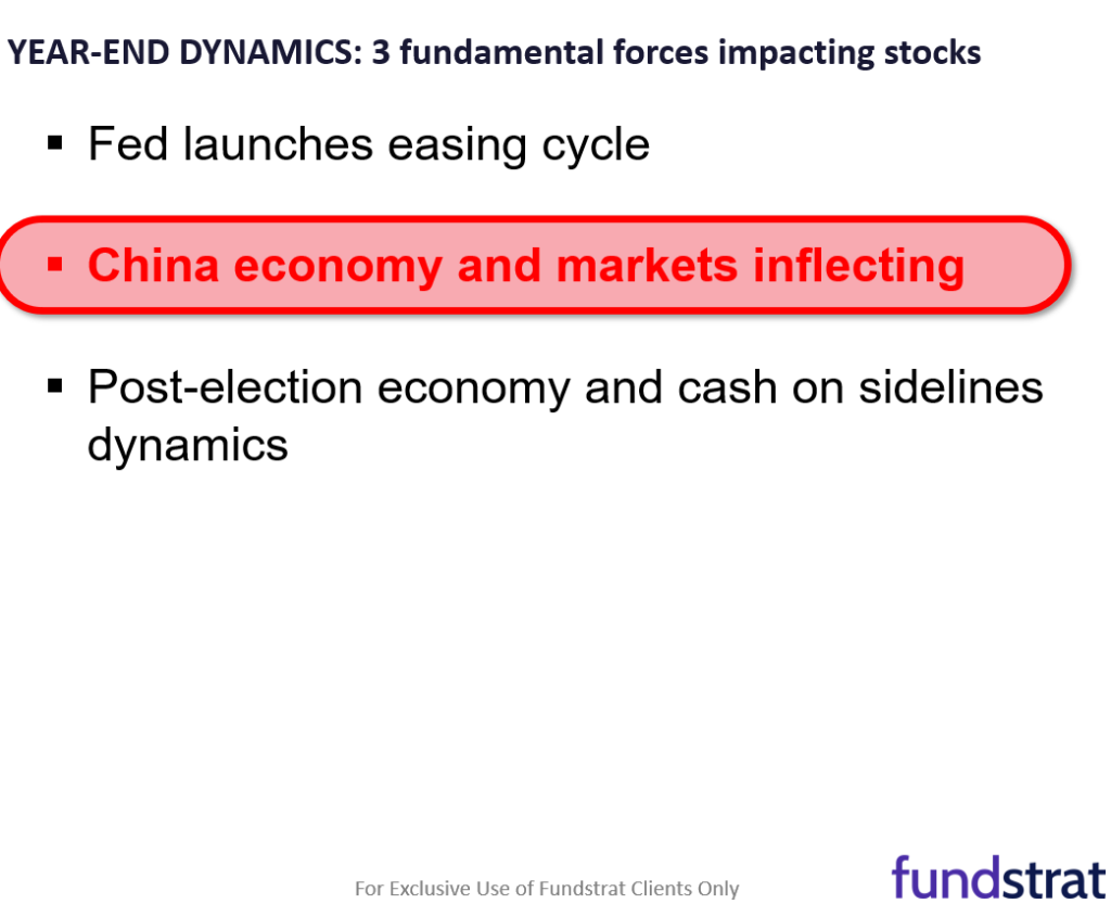 19 SMID Granny Shots + 9 Large-caps levered to China recovery.  3 reasons to respect the upside breakout in China equities.