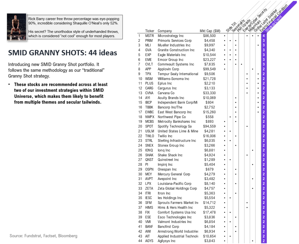 November Top Stock Ideas and Super SMID Granny Market Update + SMID Granny November Rebalance +27 adds/ -25 deletes.