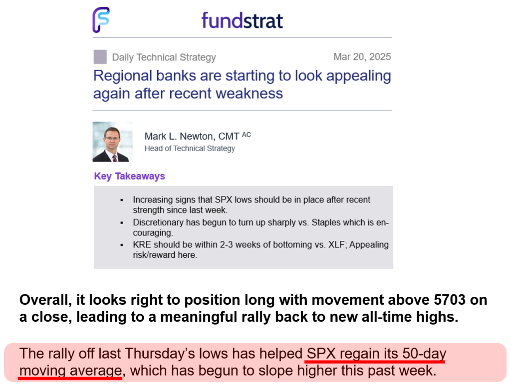 A look back at 2018 suggests that stocks likely rally post-tariff announcement (4/2) driven by likely drop in VIX (volatility)