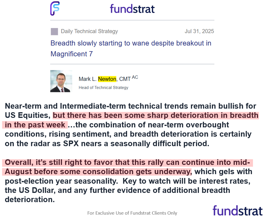 Challenging week coming to a close, and lots of data Friday