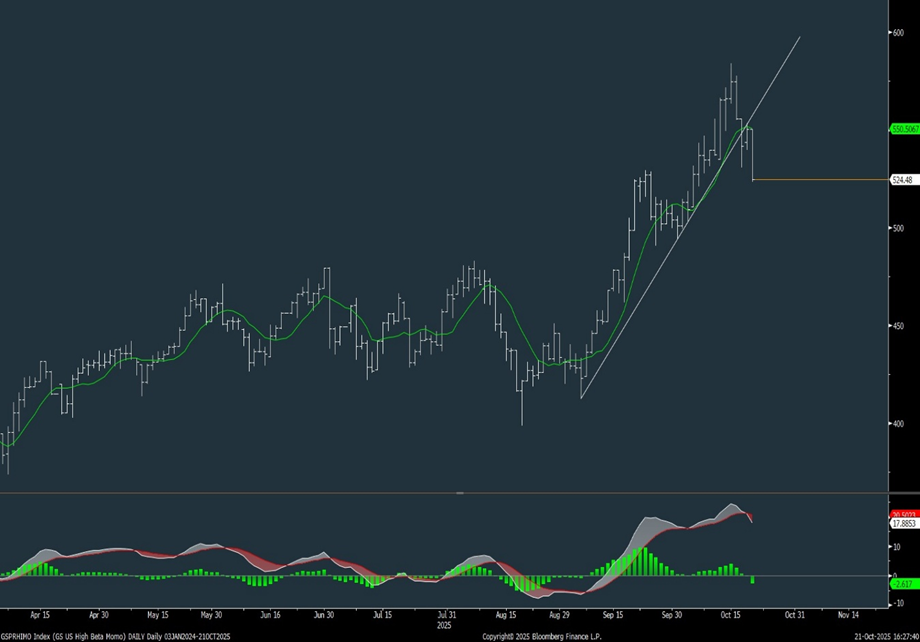 Breakdown in the Momentum trade worth paying attention to